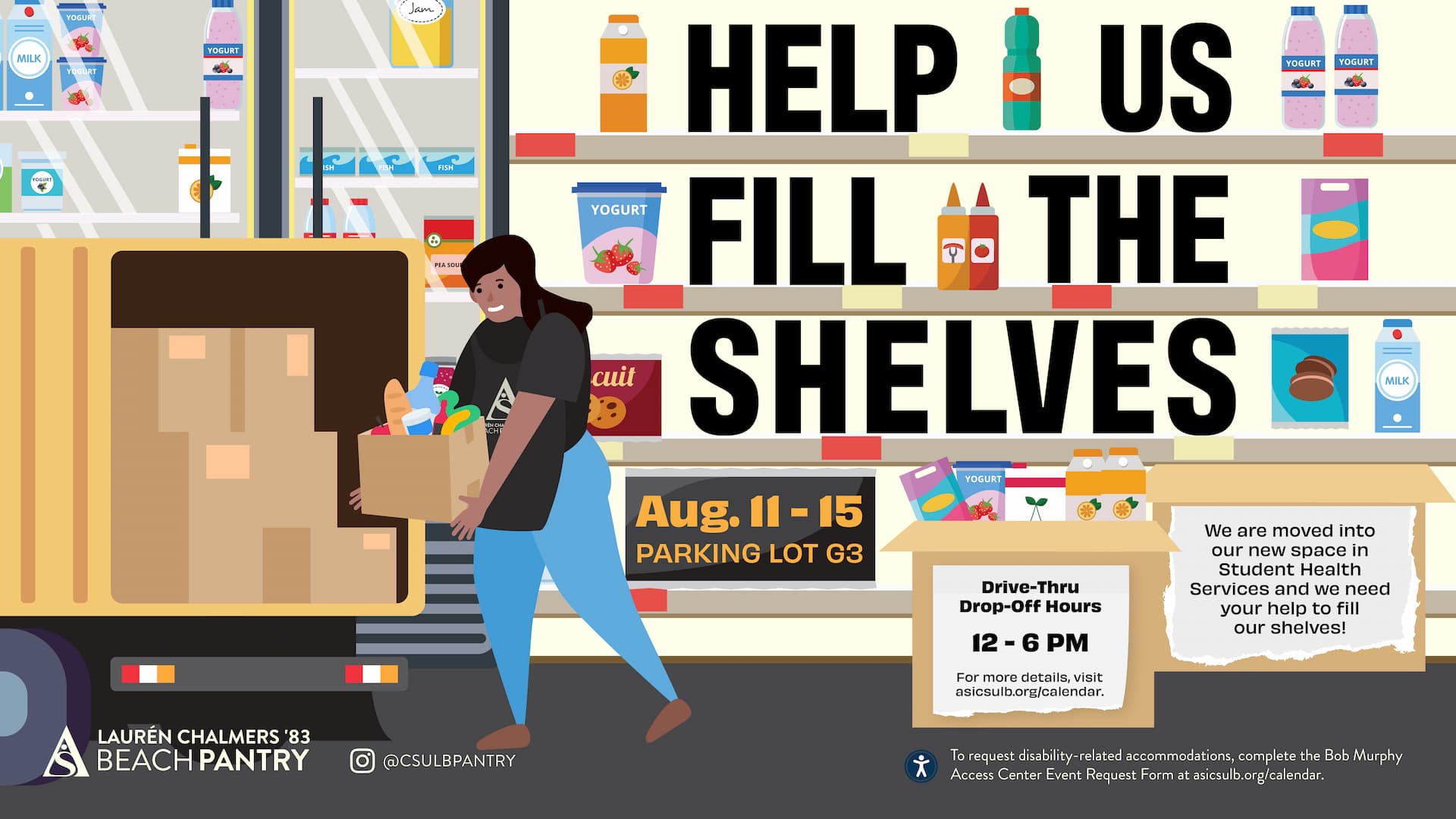 Hel us Fill the Shelves