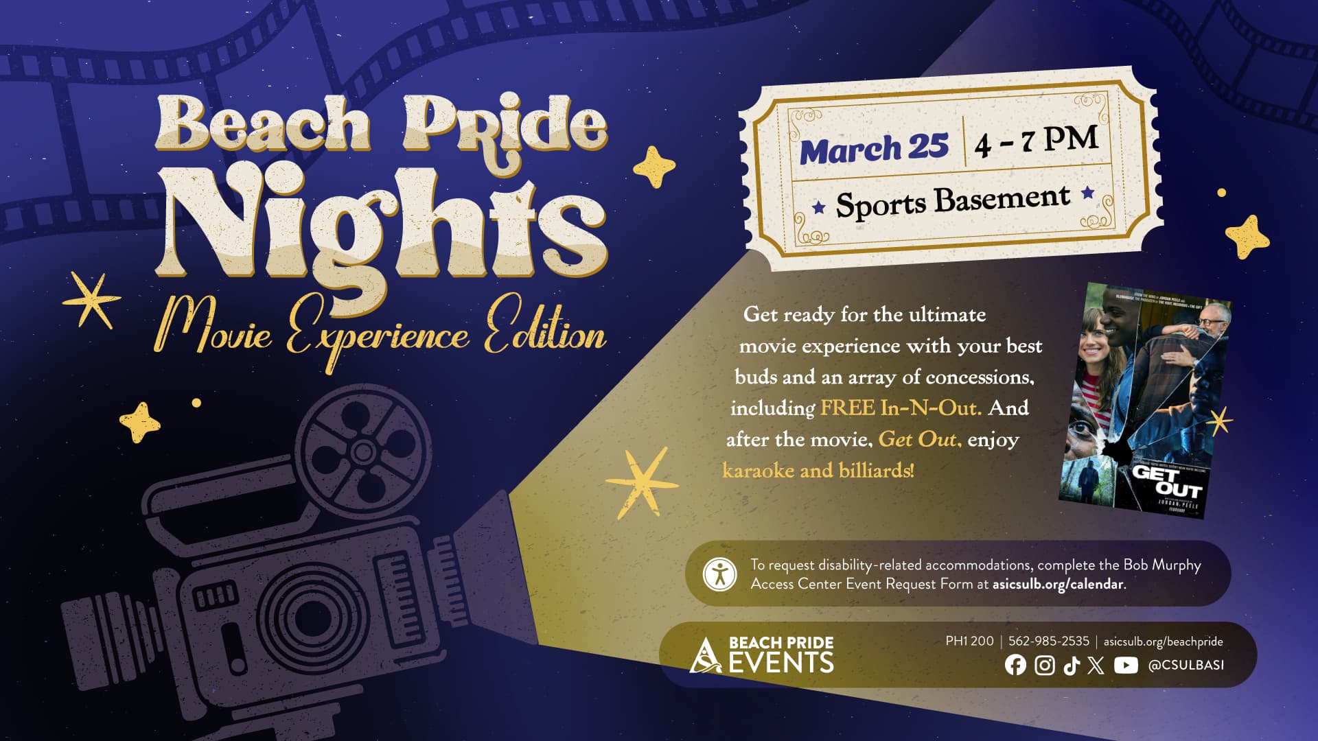 Beach Pride Nights: Movie Experience Edition

