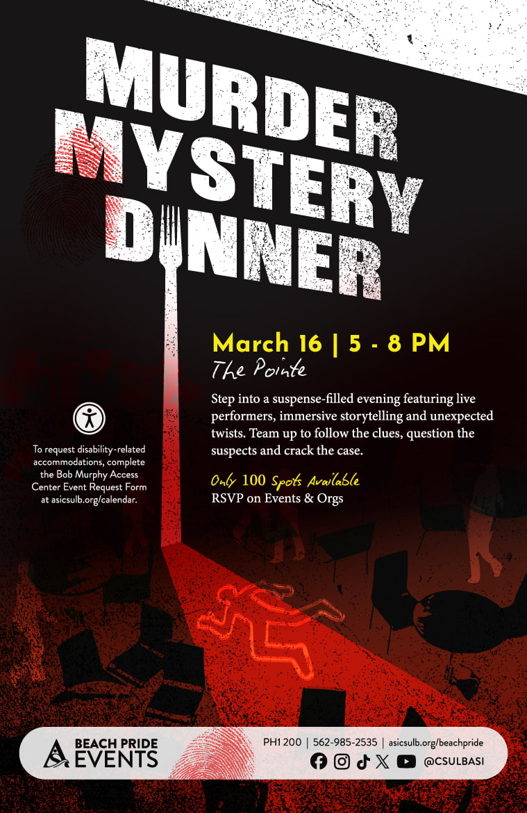 Murder Mystery DinnerMarch 165 to 8 p.m.Check in Begins at 4:30 p.m.The Pointe at LBS Financial Credit Union Pyramid