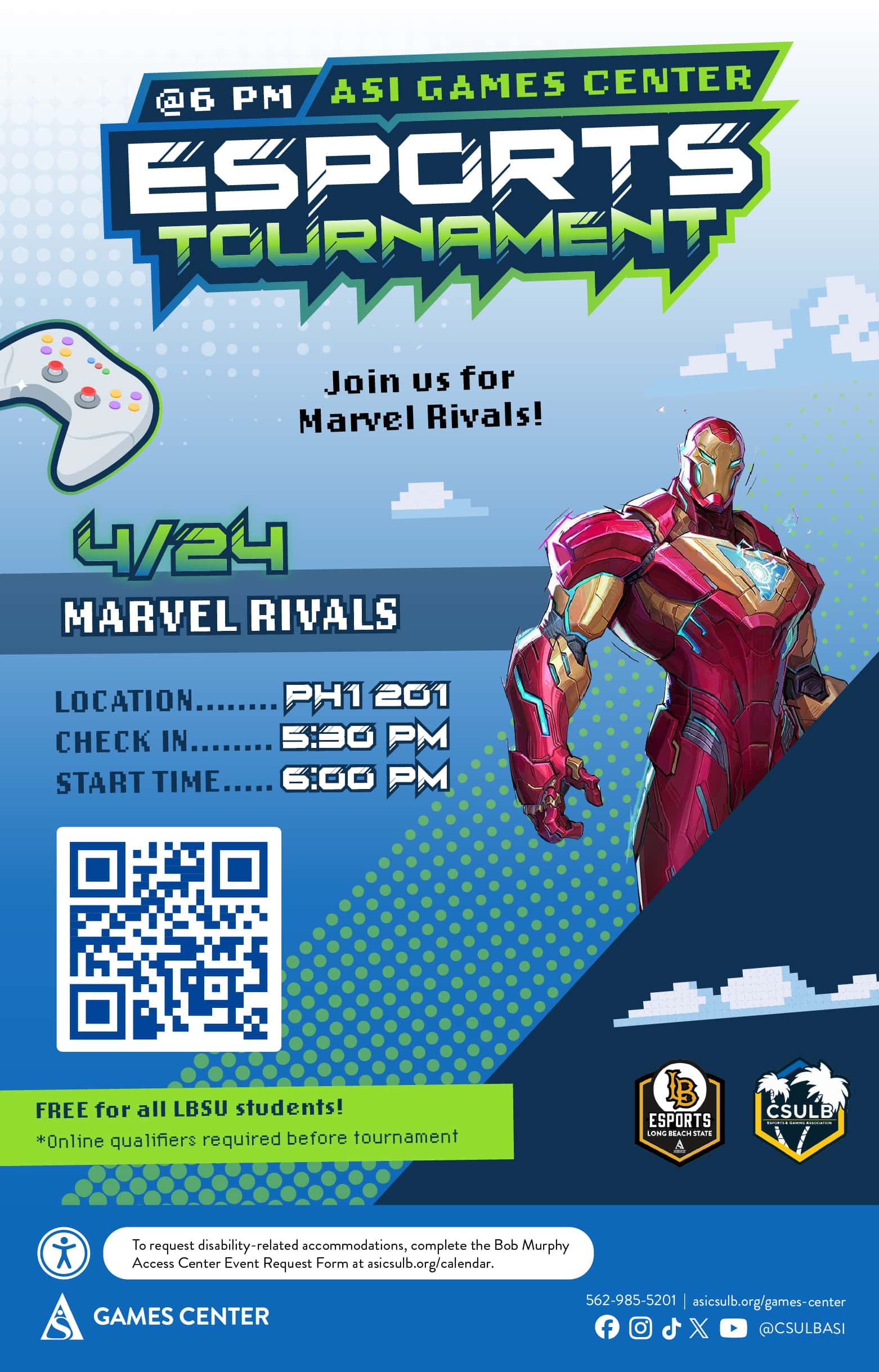 Esports Tournaments: Marvel RivalsApril 246 p.m.PH1 201