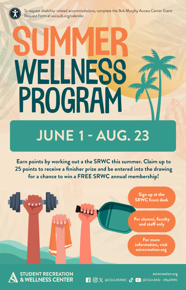 Summer Wellness Program 2026
June 1 – Aug. 23
SRWC
