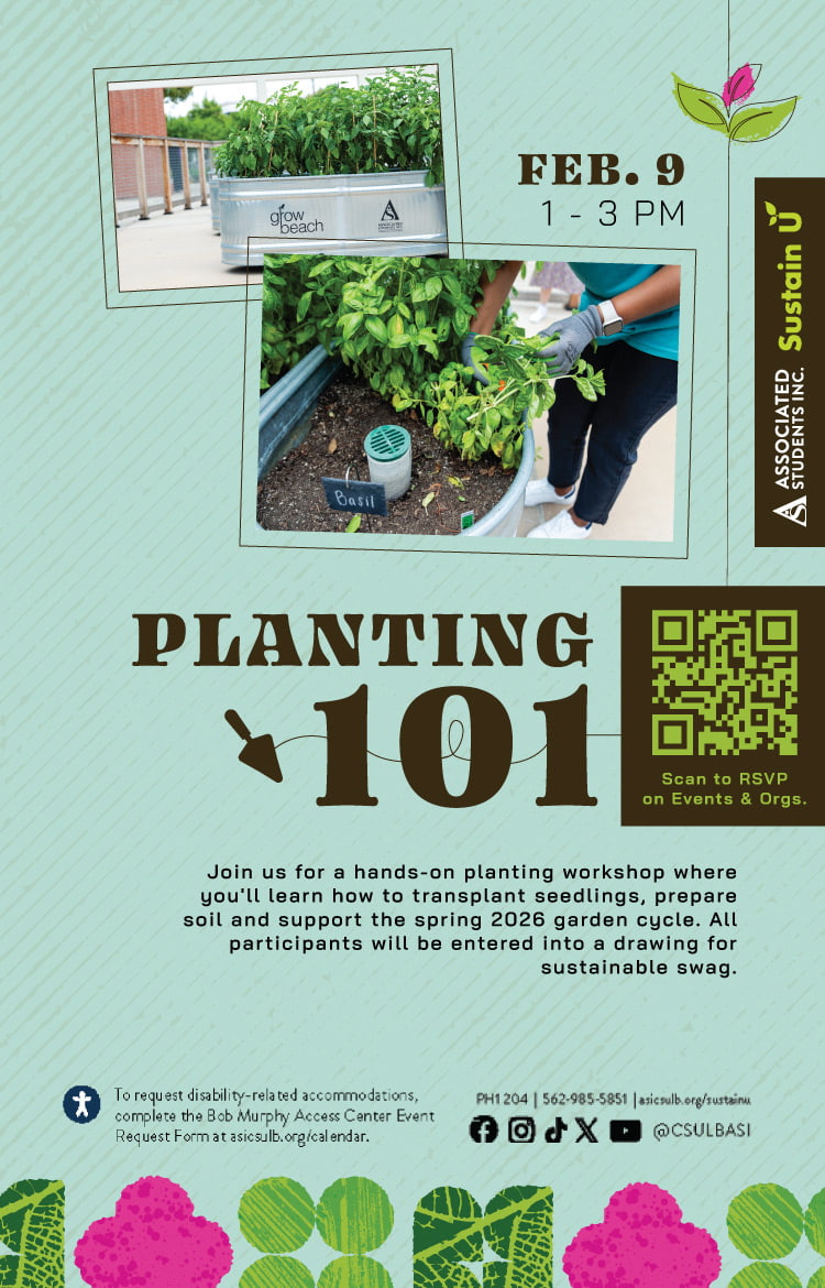 Planting 101Feb. 91–3 p.m.Grow Beach Garden